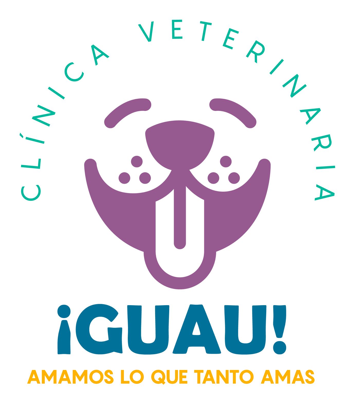 Logo Clínica Veterinaria ¡GUAU!
