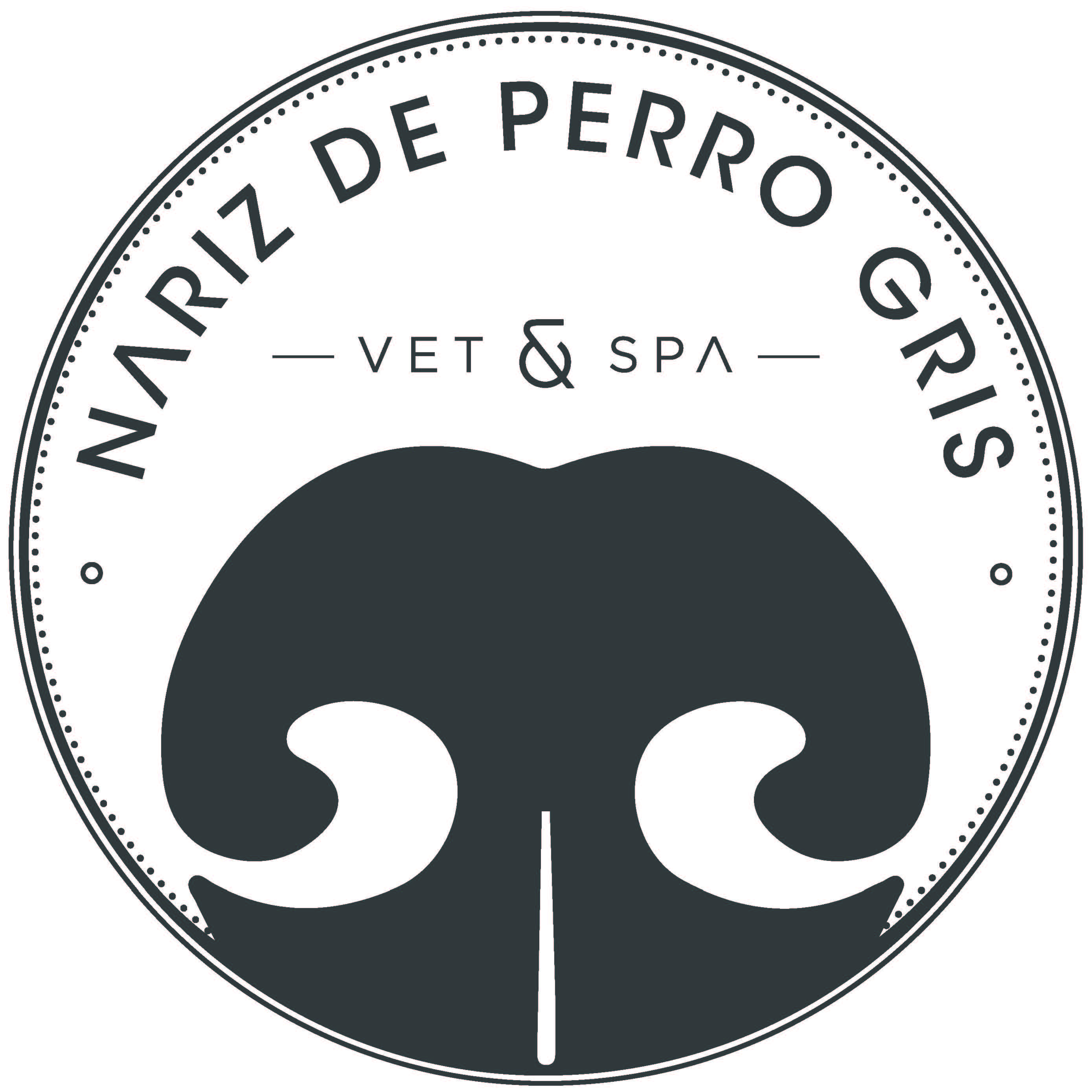 Logo Nariz de perro gris